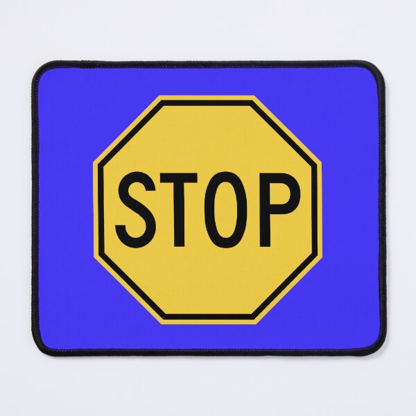 Item preview, Vintage Yellow Stop Sign designed and sold by Karate Octopus.