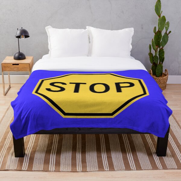 Item preview, Vintage Yellow Stop Sign designed and sold by Karate Octopus.