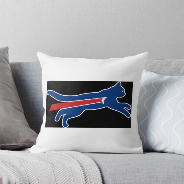 Item preview, Cute Buffalo Football Cat Mascot Design | Red And Blue Bison Kitty For Football Fans | Limited Edition designed and sold by tlcgiftcenter.