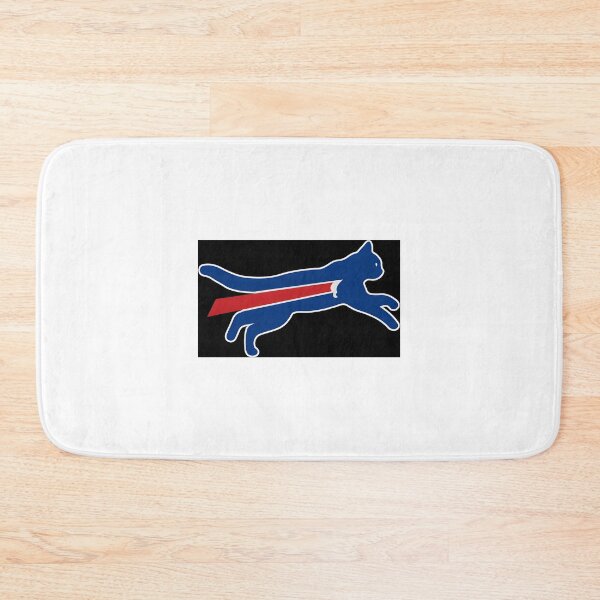 Item preview, Cute Buffalo Football Cat Mascot Design | Red And Blue Bison Kitty For Football Fans | Limited Edition designed and sold by tlcgiftcenter.