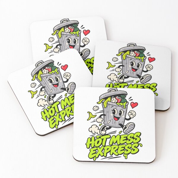 Item preview, culture memes  Hot Mess Express Funny Self Deprecating Trash Can designed and sold by Uglyandcute.