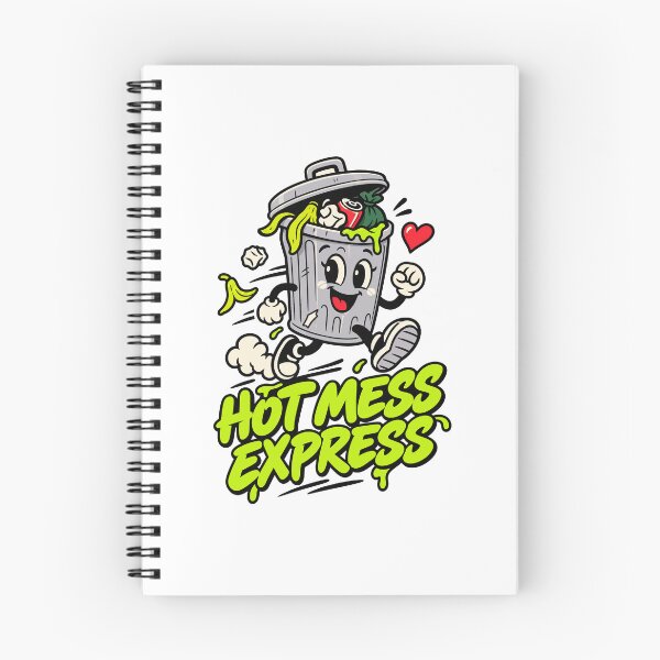 Item preview, culture memes  Hot Mess Express Funny Self Deprecating Trash Can designed and sold by Uglyandcute.