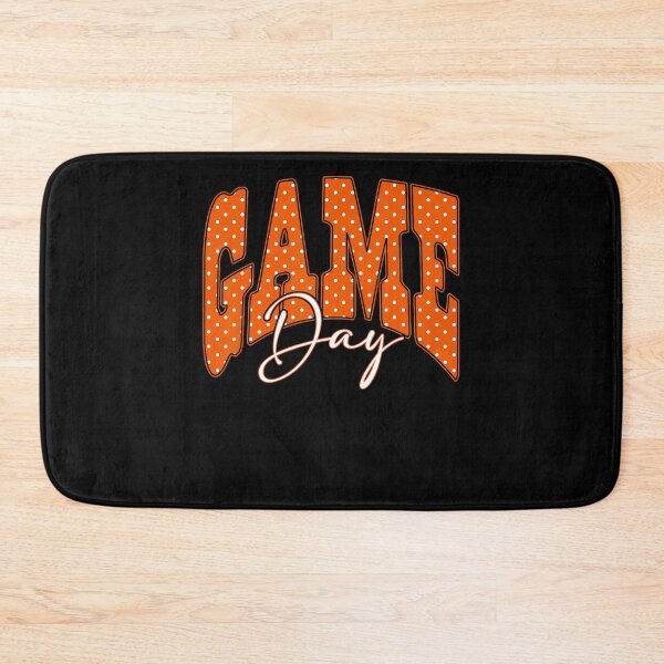 Item preview, Orange Polka Dot Game Day Football Touchdown Season designed and sold by Krwasatoune.