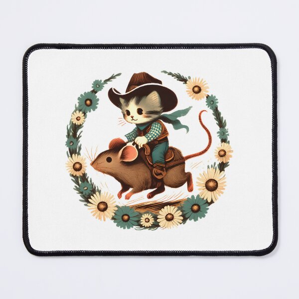 Item preview, Western Cowboy Cat Retro Vintage Style Meowdy Americana Design | Best Gift designed and sold by tlcgiftcenter.