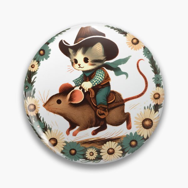 Item preview, Western Cowboy Cat Retro Vintage Style Meowdy Americana Design | Best Gift designed and sold by tlcgiftcenter.