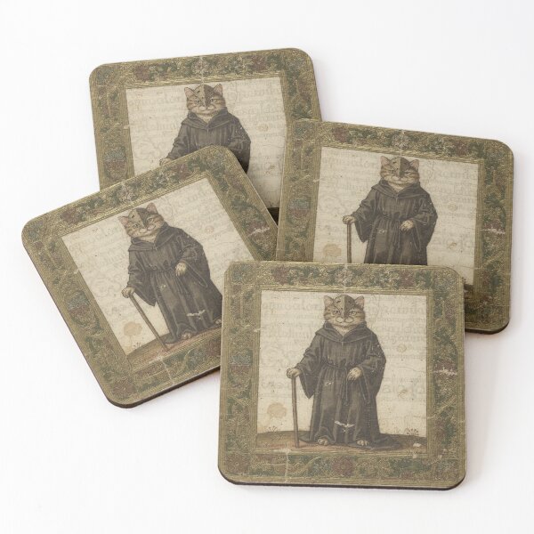 Item preview, Medieval Cat Plague Doctor designed and sold by PictorialWhimsy.