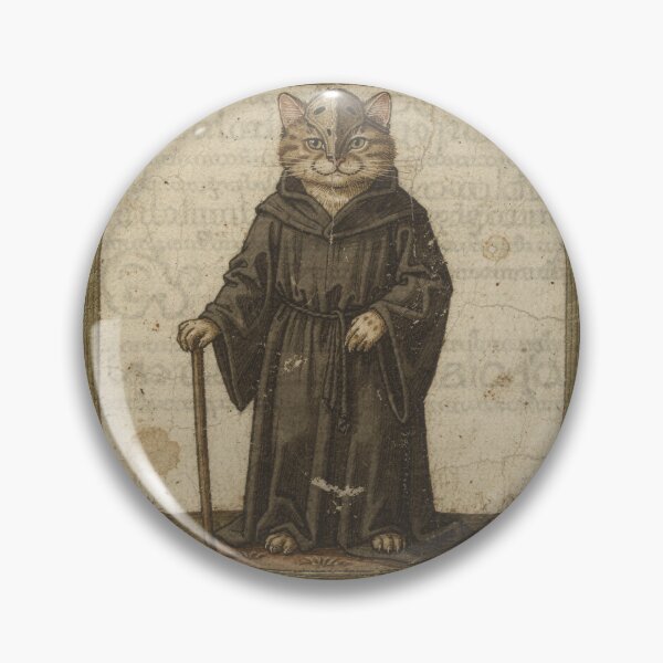 Item preview, Medieval Cat Plague Doctor designed and sold by PictorialWhimsy.