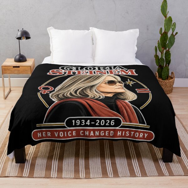 Item preview, Gloria Steinem Feminist - Her Voice Changed History 1934 - 2026 designed and sold by CATTYHOLA.
