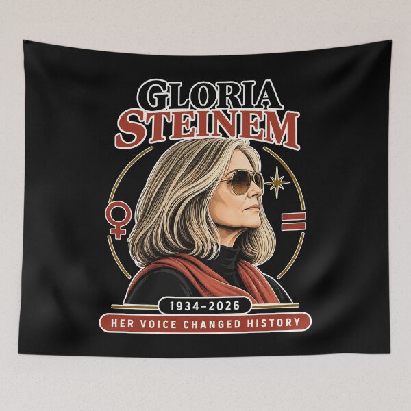 Item preview, Gloria Steinem Feminist - Her Voice Changed History 1934 - 2026 designed and sold by CATTYHOLA.