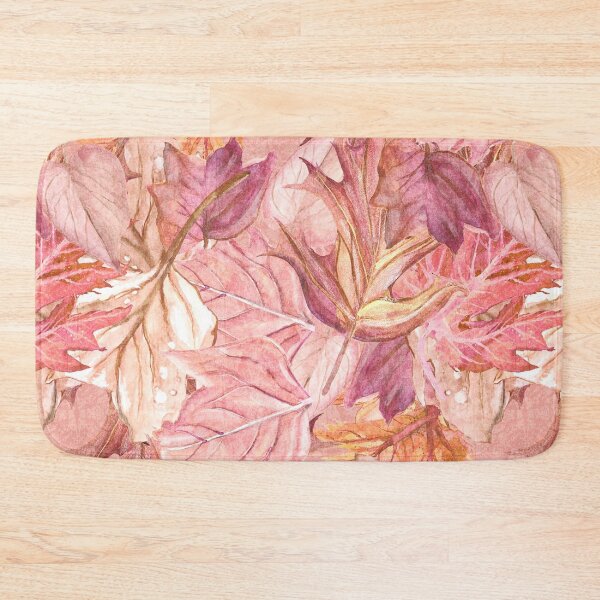 Item preview, Blush Camo Leaves - Watercolor Rose Pink Mauve Botanical Camouflage designed and sold by Suziness Designs.