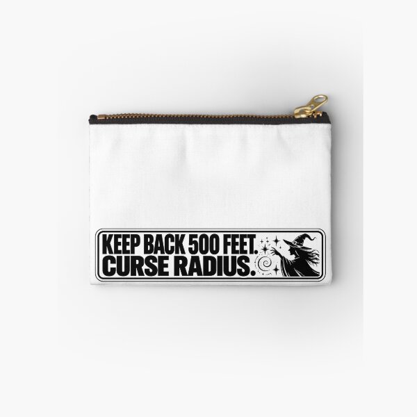 Item preview, BUMPS IN THE ROAD COLLECTION - ⭐ HALLOWEEN EDITION ⭐ - KEEP BACK 500 FEET. CURSE RADIUS.  designed and sold by WheelieGdArt.