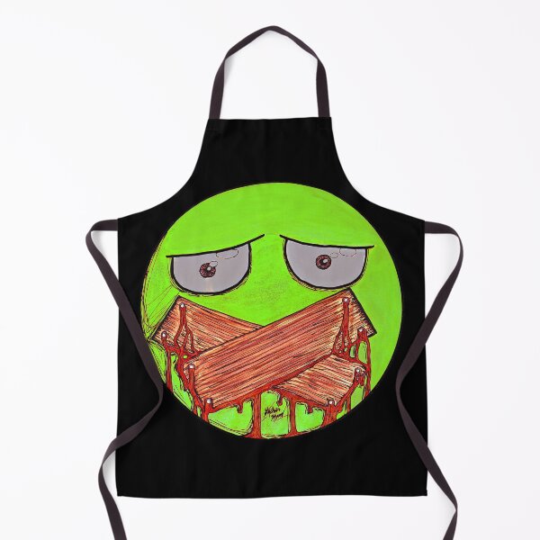 Item preview, Boarded Taped-Mouth Scar-E-Moji (Toxic Alien Edition) designed and sold by Grimmlar.