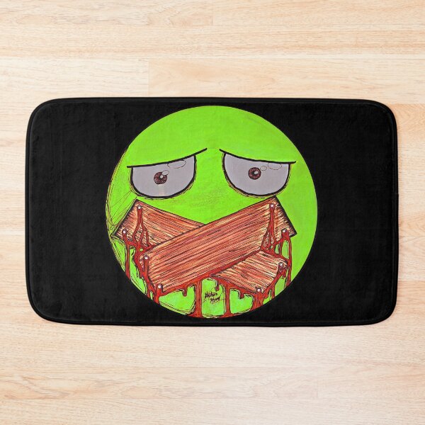Item preview, Boarded Taped-Mouth Scar-E-Moji (Toxic Alien Edition) designed and sold by Grimmlar.