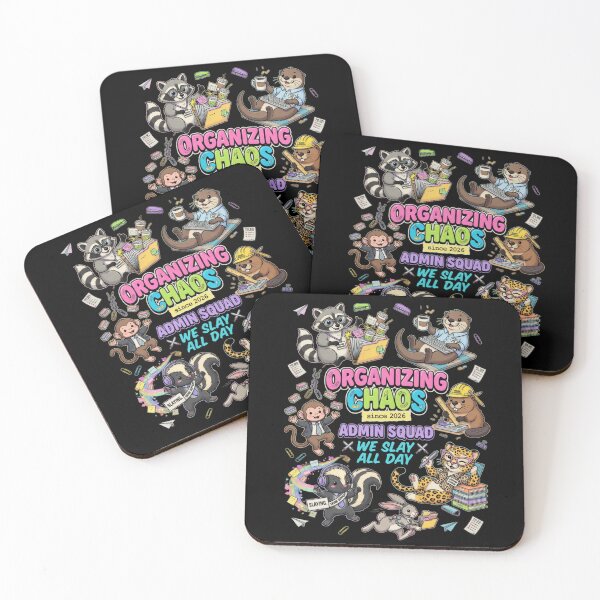 Item preview, Admin Squad Organizing Chaos Funny Office Animals designed and sold by CF_VintageDesign.