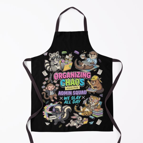Item preview, Admin Squad Organizing Chaos Funny Office Animals designed and sold by CF_VintageDesign.