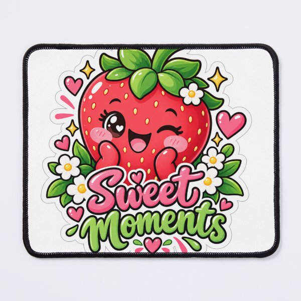 Item preview, Sweet Moments Cute Strawberry designed and sold by CodePaws Creations.