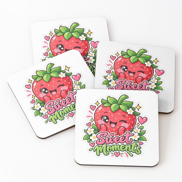 Item preview, Sweet Moments Cute Strawberry designed and sold by CodePaws Creations.