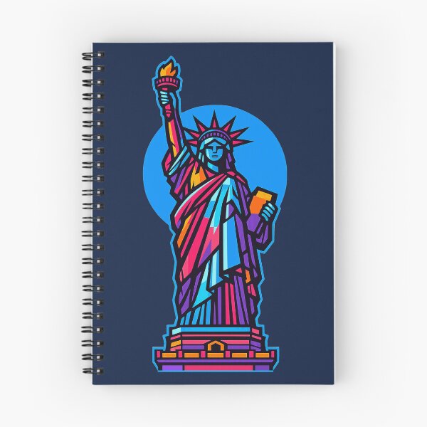 Item preview, Statue of Liberty Neon Synthwave New York City Cyberpunk designed and sold by KungPowUnicorn.