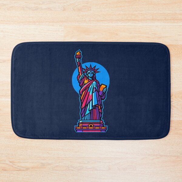 Item preview, Statue of Liberty Neon Synthwave New York City Cyberpunk designed and sold by KungPowUnicorn.