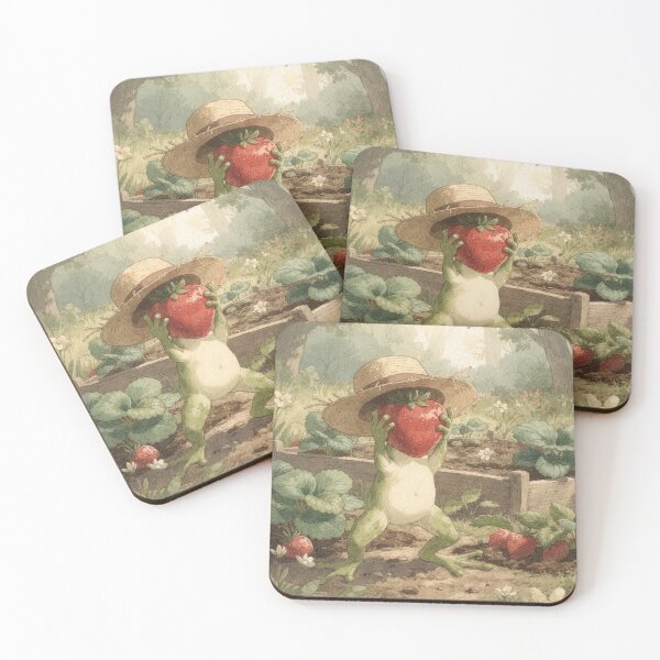 Item preview, Proud Strawberry Frog designed and sold by PictorialWhimsy.