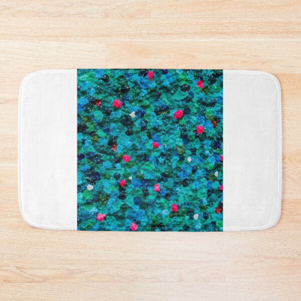 Item preview, Festive Blue and Yellow Confetti on Golden Glitter Background for Celebration Theme designed and sold by Nmallia.