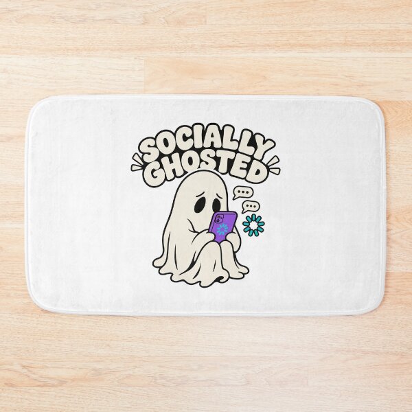 Item preview, culture memes Socially Ghosted Funny Cute Ghost With Phone designed and sold by Uglyandcute.