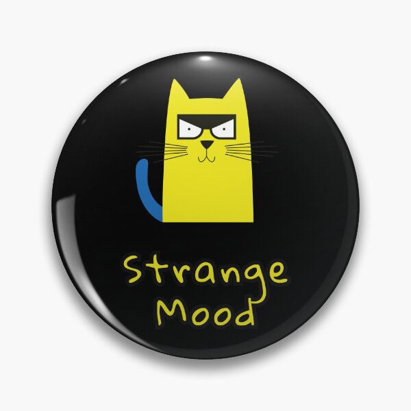 Item preview, Strange Mood | Funny Yellow Cat | Weird Mood Humor designed and sold by ContigoART.