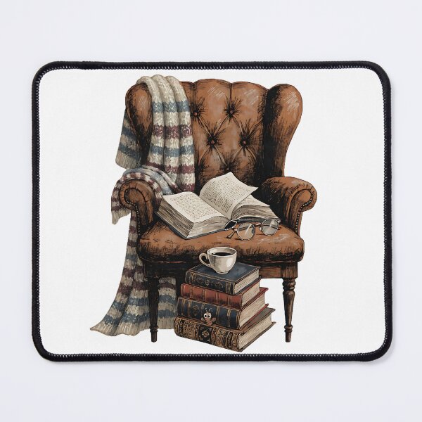 Item preview, The Bookworm's Reading Chair designed and sold by Neural-canvas.