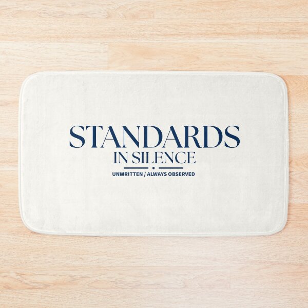 Item preview, Standards In Silence | Deep Navy Editorial Serif & Dot Divider Typography designed and sold by Sparkle First Co..