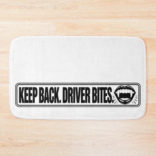 Item preview, BUMPS IN THE ROAD COLLECTION - ⭐ HALLOWEEN EDITION ⭐ - KEEP BACK. DRIVER BITES. designed and sold by WheelieGdArt.