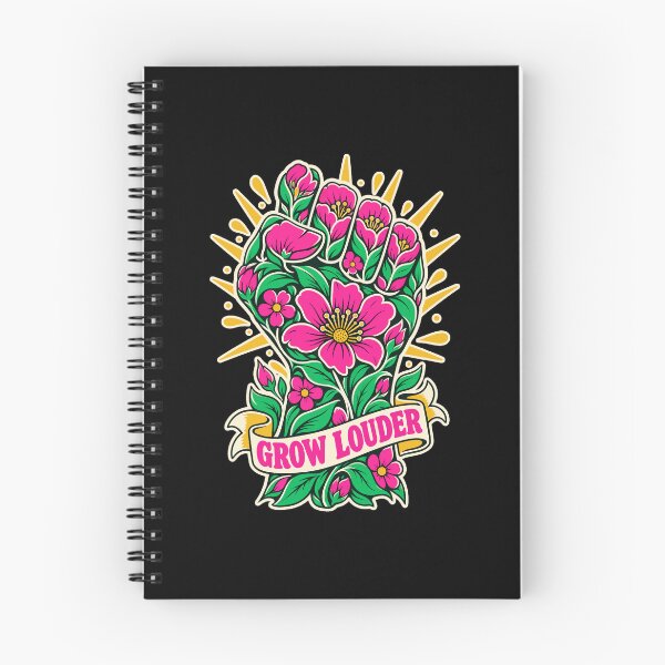 Item preview, culture FEMINISM Grow Louder Feminist Flower Fist Empowerment designed and sold by Uglyandcute.