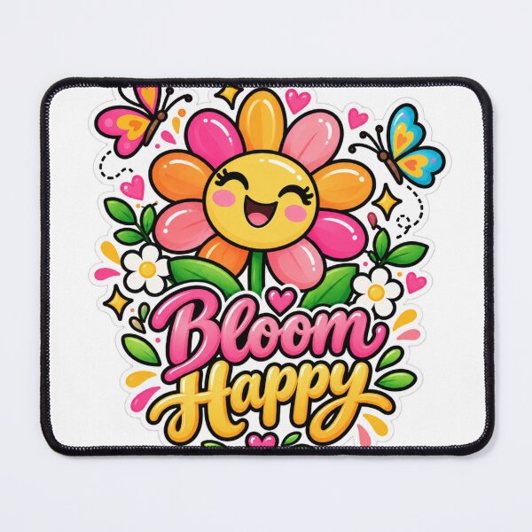 Item preview, Bloom Happy Smiling Flower designed and sold by CodePaws Creations.