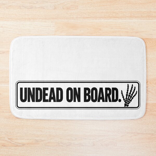 Item preview, BUMPS IN THE ROAD COLLECTION - ⭐ HALLOWEEN EDITION ⭐ - UNDEAD ON BOARD.  designed and sold by WheelieGdArt.