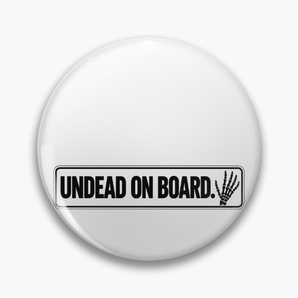 Item preview, BUMPS IN THE ROAD COLLECTION - ⭐ HALLOWEEN EDITION ⭐ - UNDEAD ON BOARD.  designed and sold by WheelieGdArt.