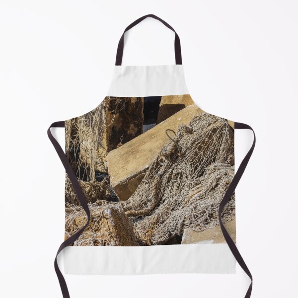 Item preview, Tangled Fishing Nets Resting Among Rough Sea Rocks, Weathered and Worn by the Tide designed and sold by Nmallia.