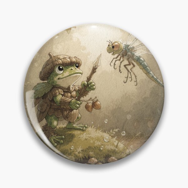 Item preview, Tiny Frog Knight designed and sold by PictorialWhimsy.