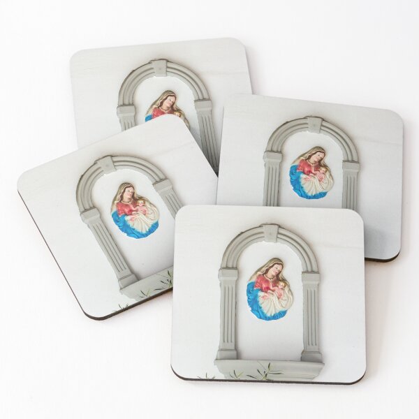 Item preview, Virgin Mary and Child in Arch Niche, Religious Decor for Home Altar and Catholic Faith designed and sold by Nmallia.