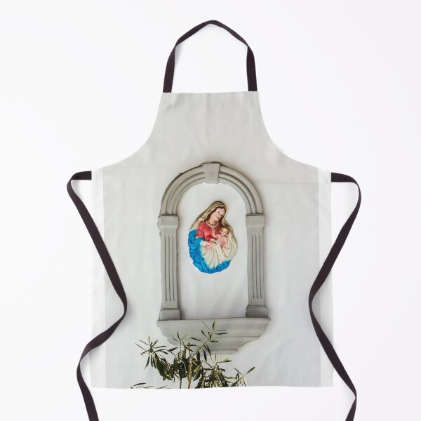 Item preview, Virgin Mary and Child in Arch Niche, Religious Decor for Home Altar and Catholic Faith designed and sold by Nmallia.