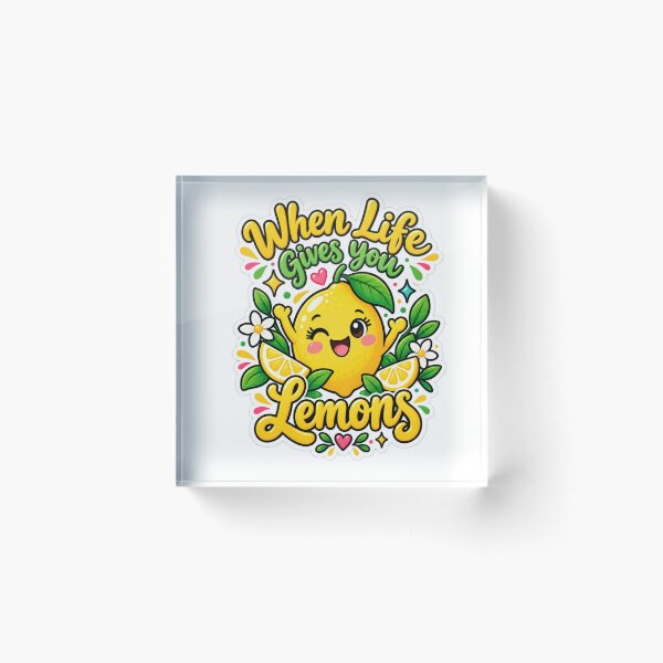 Item preview, When Life Gives You Lemons designed and sold by CodePaws Creations.