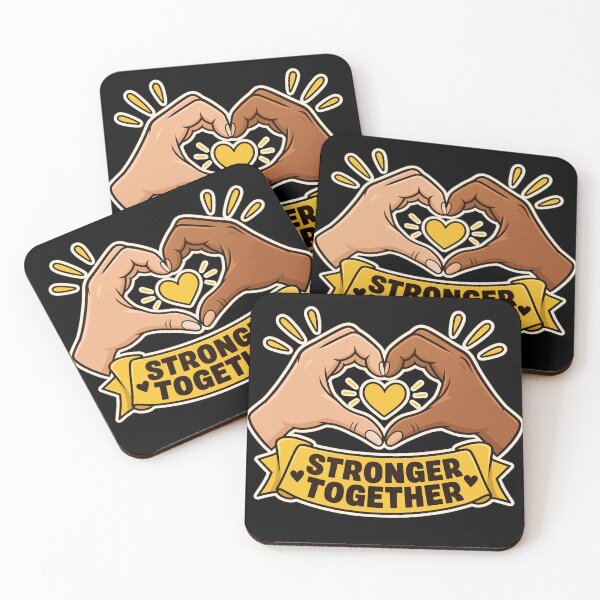Item preview, culture FEMINISM Stronger Together Feminist Solidarity Hands Heart designed and sold by Uglyandcute.