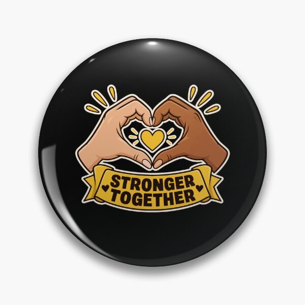 Item preview, culture FEMINISM Stronger Together Feminist Solidarity Hands Heart designed and sold by Uglyandcute.