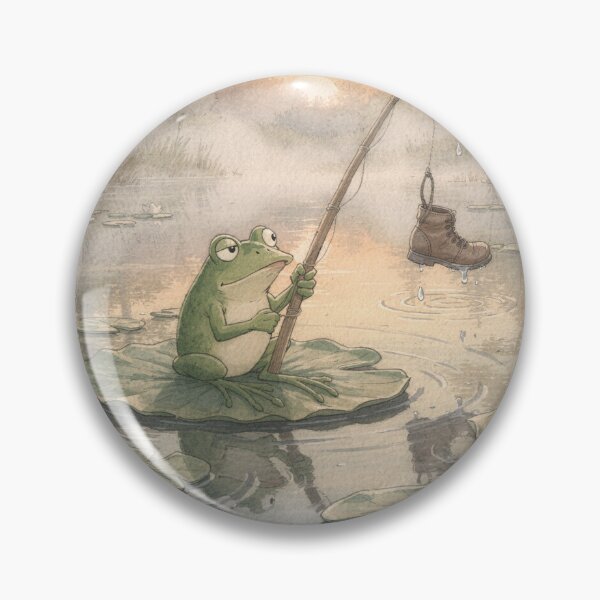 Item preview, Frog Fisher and the Boot designed and sold by PictorialWhimsy.