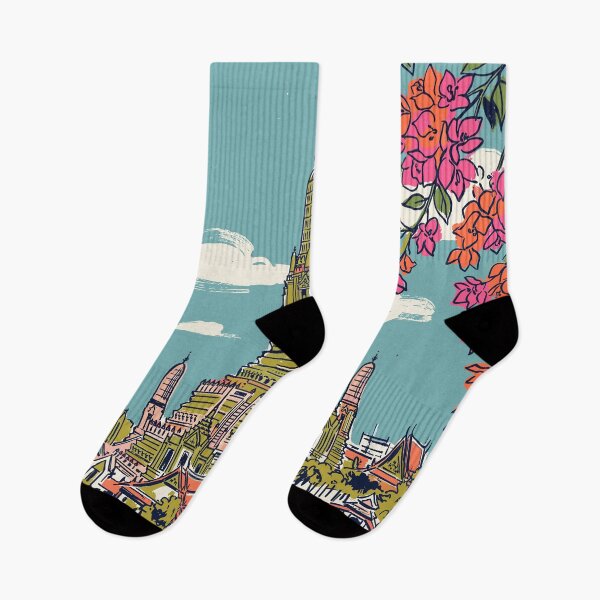 Item preview, Bangkok Vintage Retro Thailand Travel designed and sold by RareDeerArt.