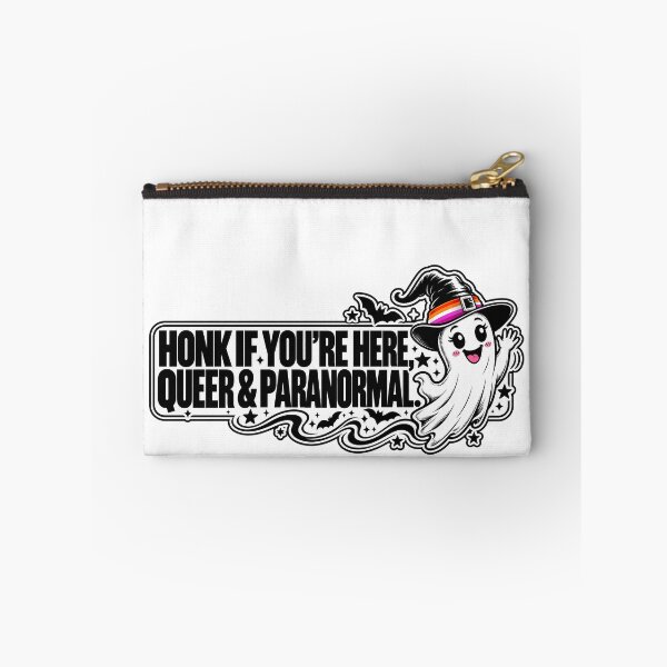 Item preview, BUMPS IN THE ROAD COLLECTION - ⭐ HALLOWEEN EDITION ⭐ - HONK IF YOU’RE HERE, QUEER & PARANORMAL. - LESBIAN PRIDE designed and sold by WheelieGdArt.