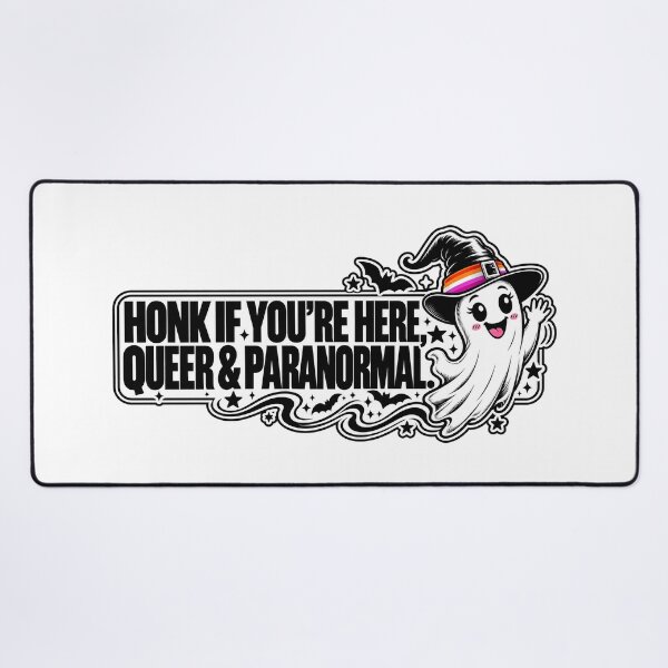 Item preview, BUMPS IN THE ROAD COLLECTION - ⭐ HALLOWEEN EDITION ⭐ - HONK IF YOU’RE HERE, QUEER & PARANORMAL. - LESBIAN PRIDE designed and sold by WheelieGdArt.