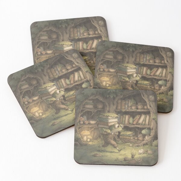 Item preview, Frog Librarian Leaf-Books designed and sold by PictorialWhimsy.