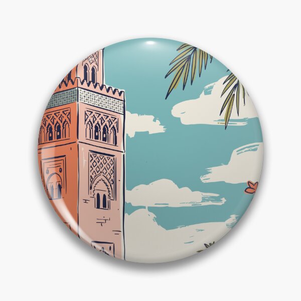 Item preview, Marrakech Vintage Retro Morocco Travel designed and sold by RareDeerArt.