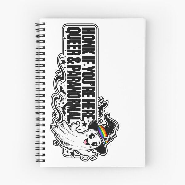 Item preview, BUMPS IN THE ROAD COLLECTION - ⭐ HALLOWEEN EDITION ⭐ - HONK IF YOU’RE HERE, QUEER & PARANORMAL. - LGBT PRIDE designed and sold by WheelieGdArt.
