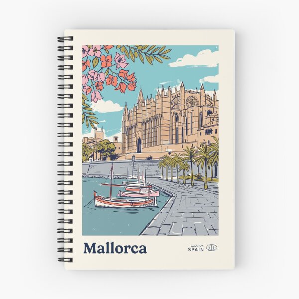 Item preview, Mallorca Vintage Retro Spain Travel designed and sold by RareDeerArt.
