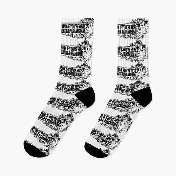 Item preview, BUMPS IN THE ROAD COLLECTION - ⭐ HALLOWEEN EDITION ⭐ - HONK IF YOU’RE HERE, QUEER & PARANORMAL. - TRANS PRIDE designed and sold by WheelieGdArt.